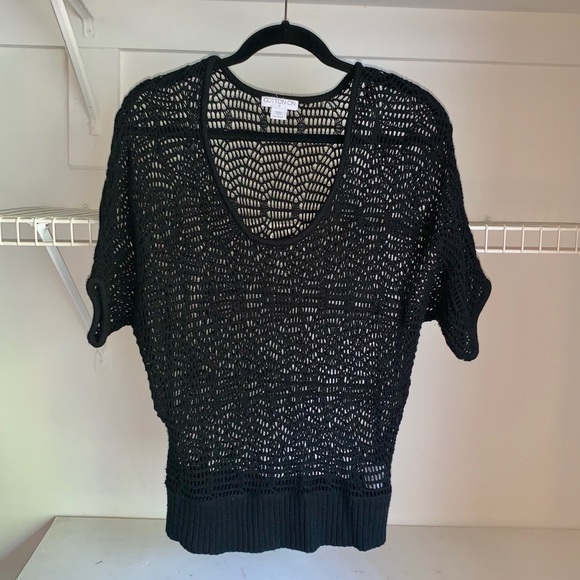 Fishnet Short Sleeve Top - Picture 3 of 5